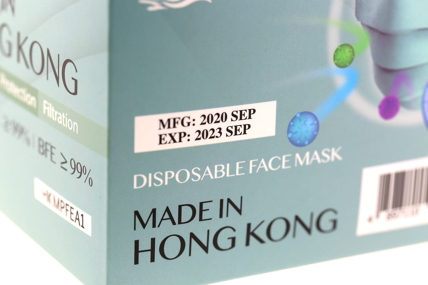 【 現貨 】Five Colours EN14683 Type IIR | ASTM Level 3 (50 pcs)【 Made in HongKong 】