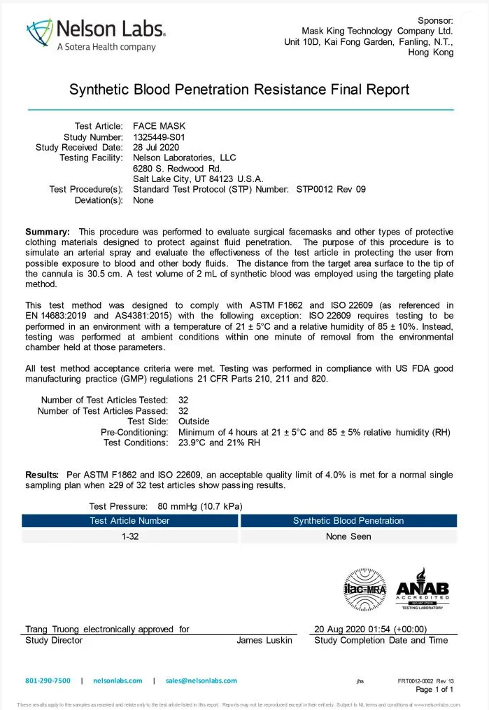 【現貨】Glen Check HKMB | EN14683 Type IIR | ASTM Level 3 | VFE99 30pcs/box【Made in Hong Kong】