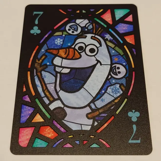 【現貨】迪士尼 Disney 玻璃彩繪畫風 透光膠撲克牌